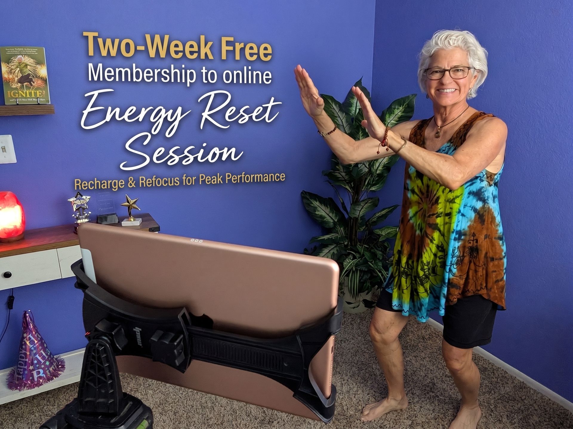 Two-Week Free Membership to Online Energy Reset Session with Angel Marie Monachelli